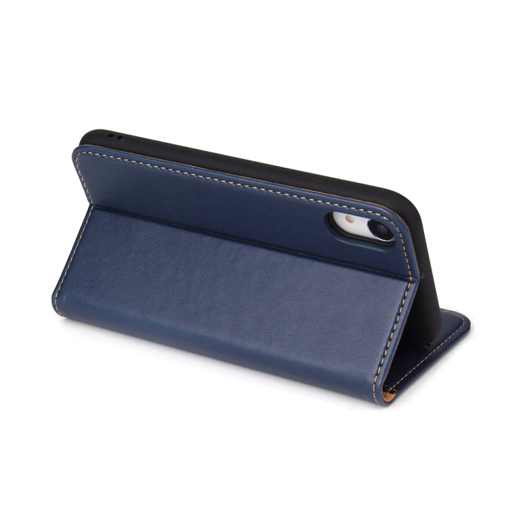 For iPhone XR Horizontal Flip PU Leather Case with Holder & Card Slots & Wallet
