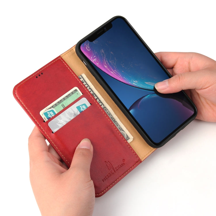 For iPhone XR Horizontal Flip PU Leather Case with Holder & Card Slots & Wallet