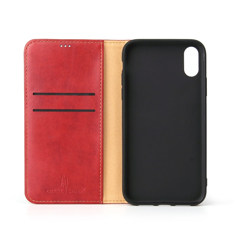 For iPhone XR Horizontal Flip PU Leather Case with Holder & Card Slots & Wallet