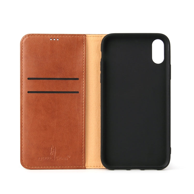 For iPhone XR Horizontal Flip PU Leather Case with Holder & Card Slots & Wallet