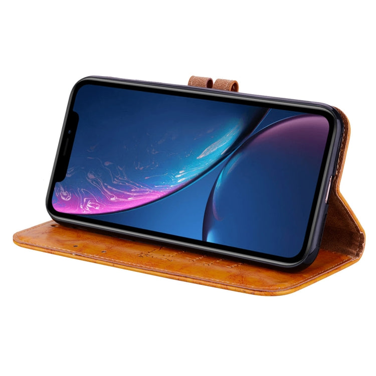 For iPhone XR Business Style Oil Wax Texture Horizontal Flip Leather Case with Holder & Card Slots & Wallet