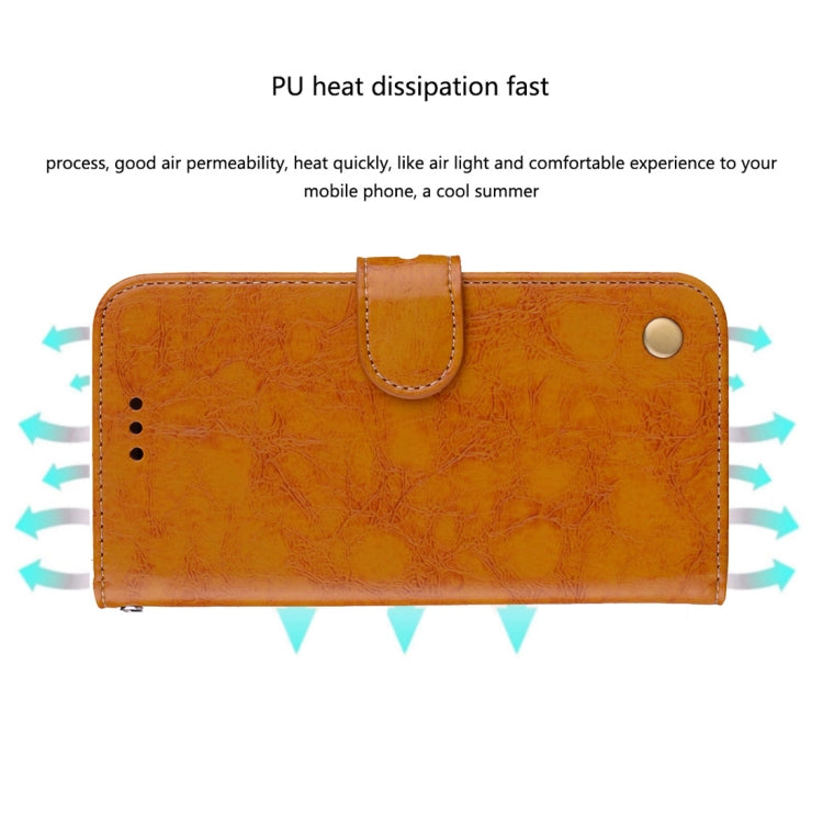 For iPhone XR Business Style Oil Wax Texture Horizontal Flip Leather Case with Holder & Card Slots & Wallet