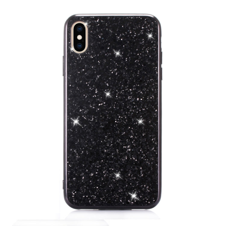 For iPhone XR Glitter Powder TPU Case
