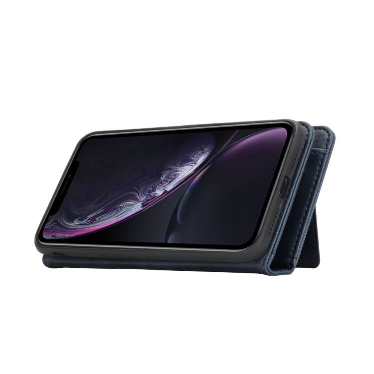 For iPhone XR Horizontal Flip Leather Case with Card Slots & Arc Holder & Wallet & Photo Frame