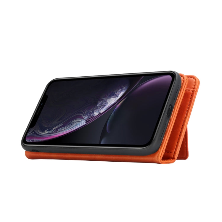 For iPhone XR Horizontal Flip Leather Case with Card Slots & Arc Holder & Wallet & Photo Frame