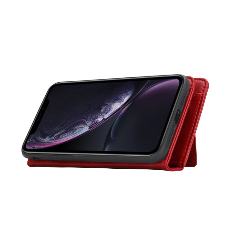 For iPhone XR Horizontal Flip Leather Case with Card Slots & Arc Holder & Wallet & Photo Frame