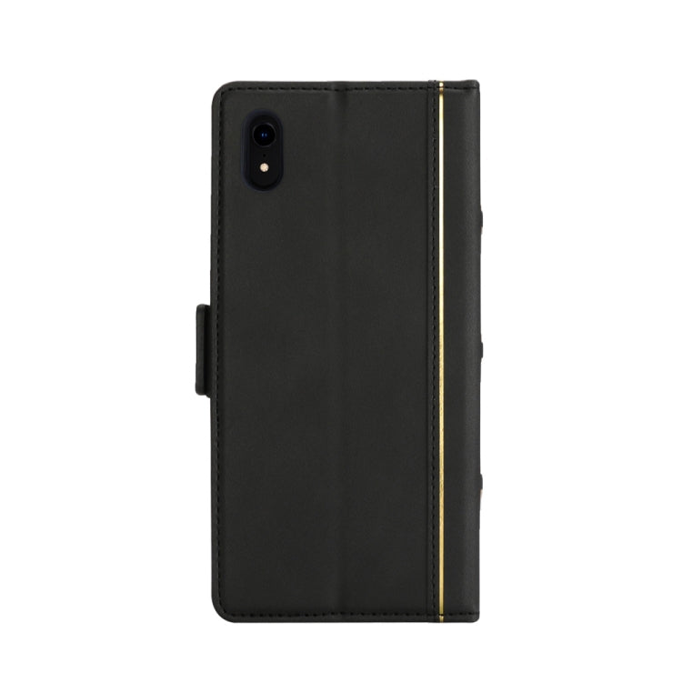 For iPhone XR Bible Style Business Horizontal Flip Leather Case with Card Slots & Photo Frame & Holder & Wallet