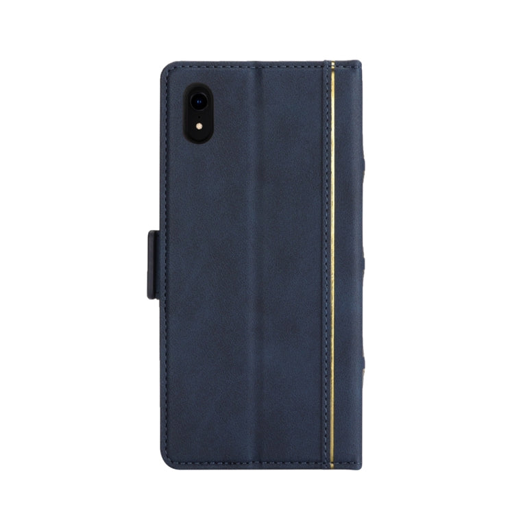 For iPhone XR Bible Style Business Horizontal Flip Leather Case with Card Slots & Photo Frame & Holder & Wallet