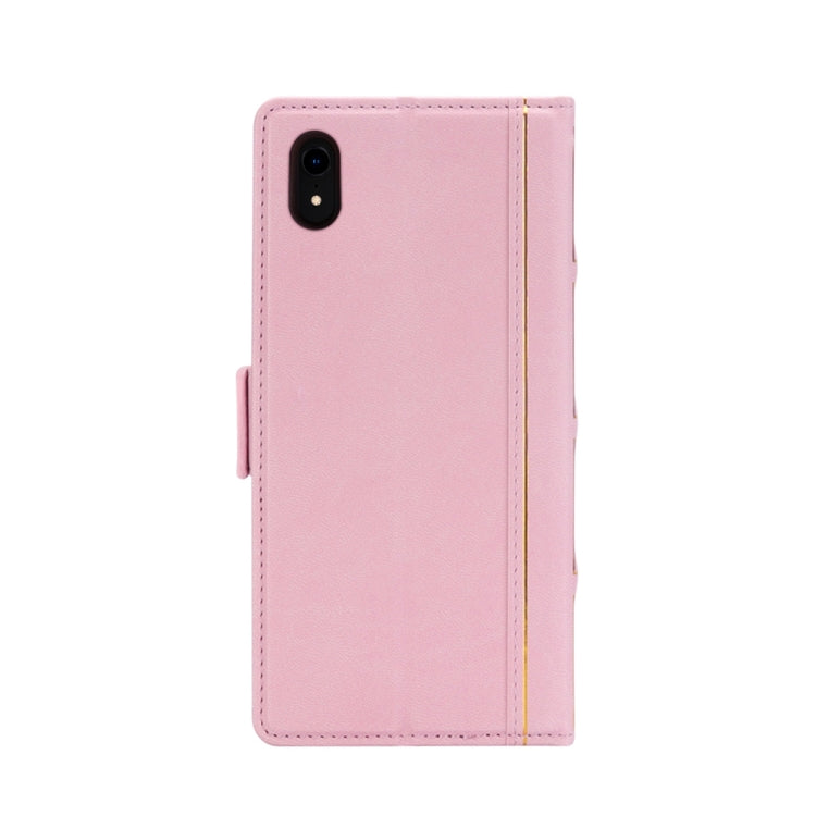 For iPhone XR Bible Style Business Horizontal Flip Leather Case with Card Slots & Photo Frame & Holder & Wallet