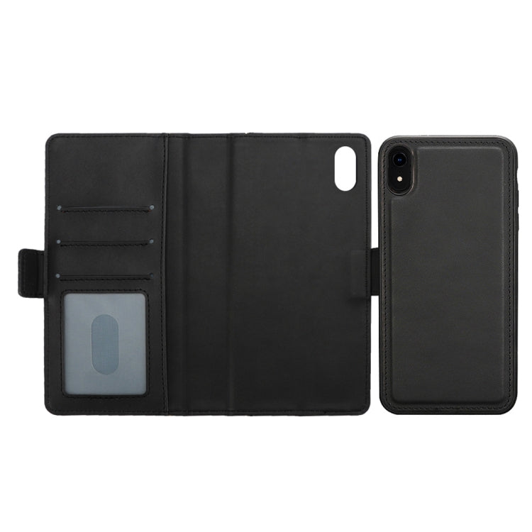 For iPhone XR Bible Style Business Horizontal Flip Leather Case with Card Slots & Photo Frame & Holder & Wallet