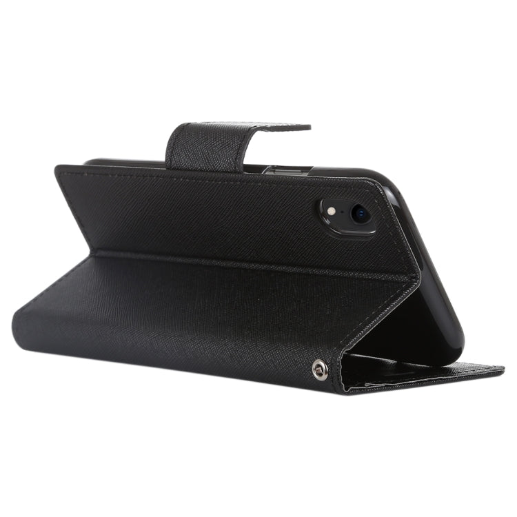 For iPhone XR GOOSPERY FANCY DIARY Horizontal Flip Leather Case with Holder & Card Slots & Wallet