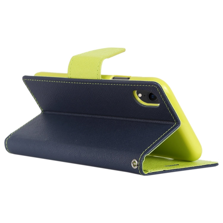 For iPhone XR GOOSPERY FANCY DIARY Horizontal Flip Leather Case with Holder & Card Slots & Wallet