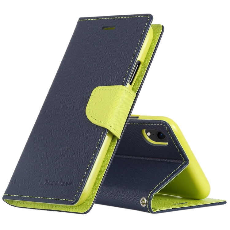 For iPhone XR GOOSPERY FANCY DIARY Horizontal Flip Leather Case with Holder & Card Slots & Wallet