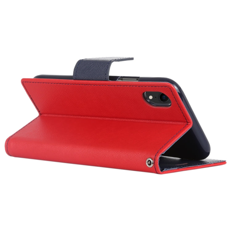 For iPhone XR GOOSPERY FANCY DIARY Horizontal Flip Leather Case with Holder & Card Slots & Wallet