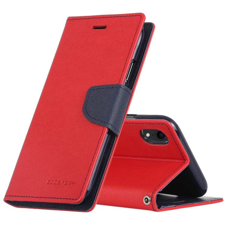 For iPhone XR GOOSPERY FANCY DIARY Horizontal Flip Leather Case with Holder & Card Slots & Wallet