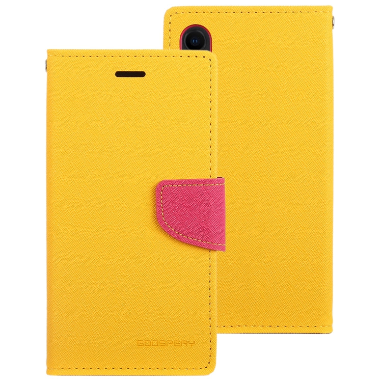 For iPhone XR GOOSPERY FANCY DIARY Horizontal Flip Leather Case with Holder & Card Slots & Wallet