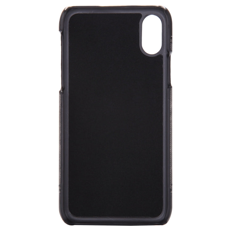 For iPhone XR Denim Texture PC+PU Protective Case