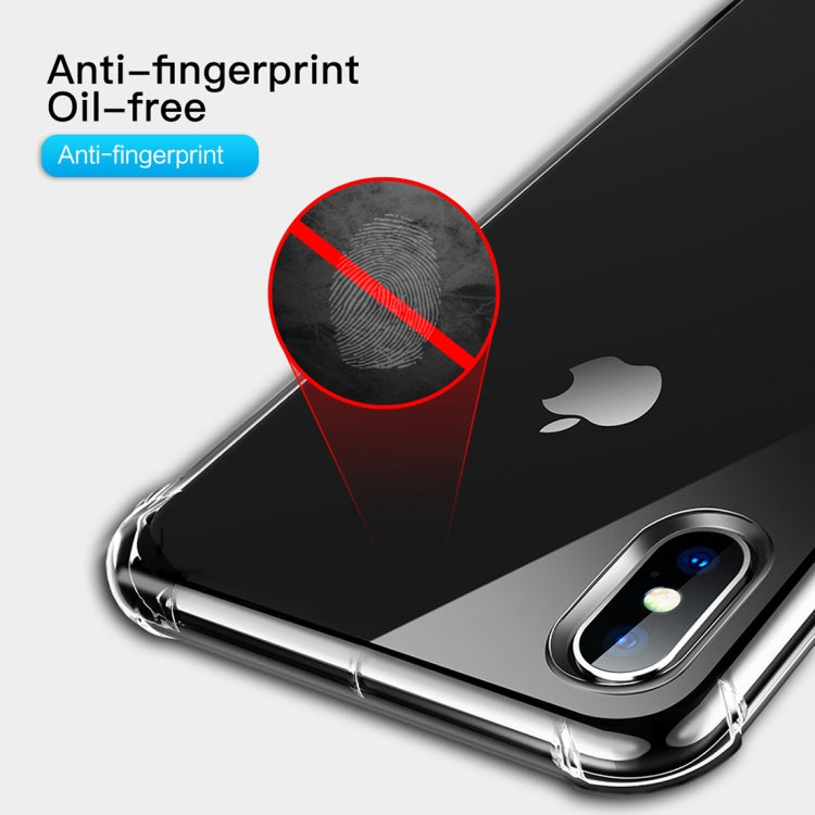 For iPhone XR ROCK Fence S Series Slim TPU Protective Case (Transparent)