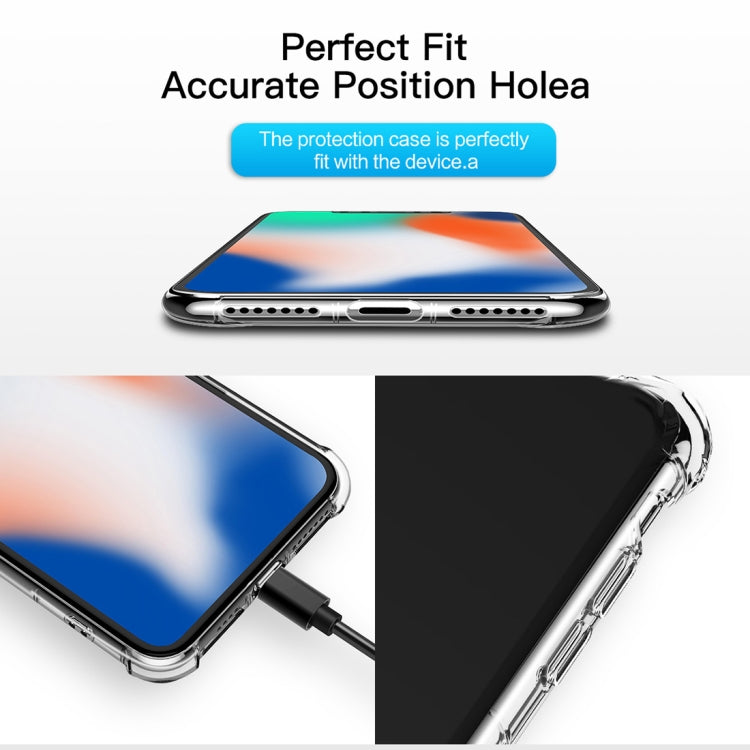 For iPhone XR ROCK Fence S Series Slim TPU Protective Case (Transparent)