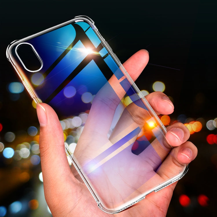 For iPhone XR ROCK Fence S Series Slim TPU Protective Case (Transparent)