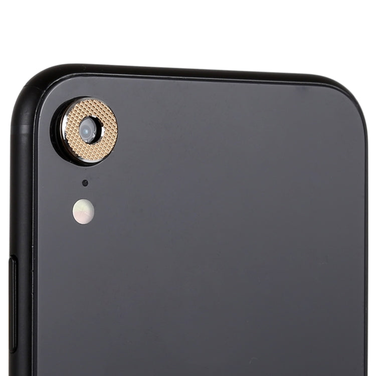 2 PCS TOTUDESIGN Rear Camera Lens Protection Ring Cover for iPhone XR