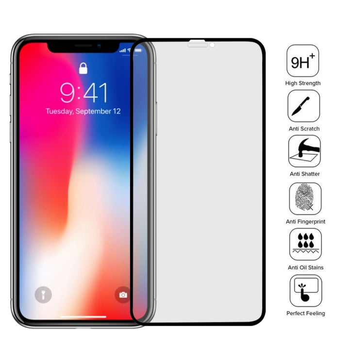 For iPhone 11 / XR Anti-scratch 9H 10D Full Screen Privacy Anti-glare Tempered Glass Film