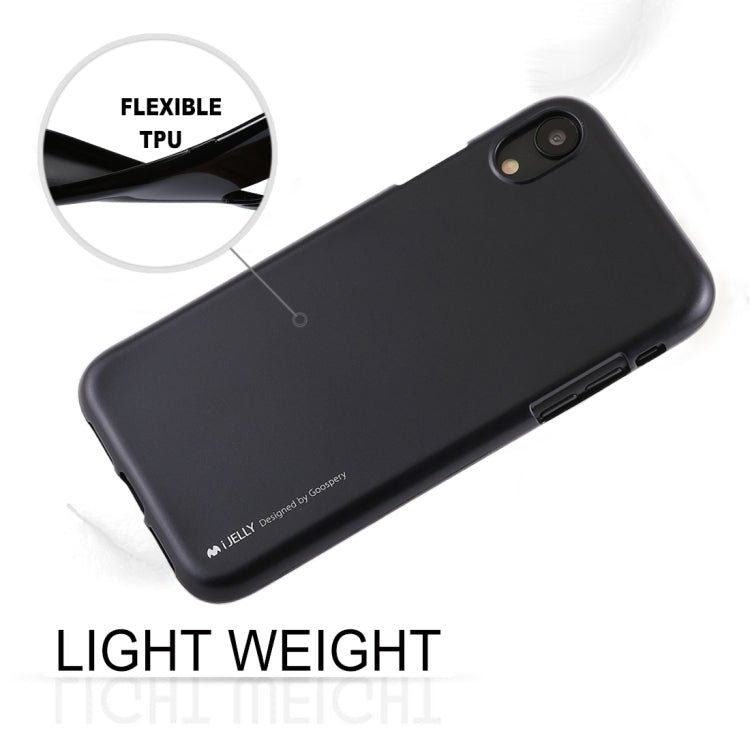 For iPhone XR GOOSPERY JELLY Series Shockproof Soft TPU Case
