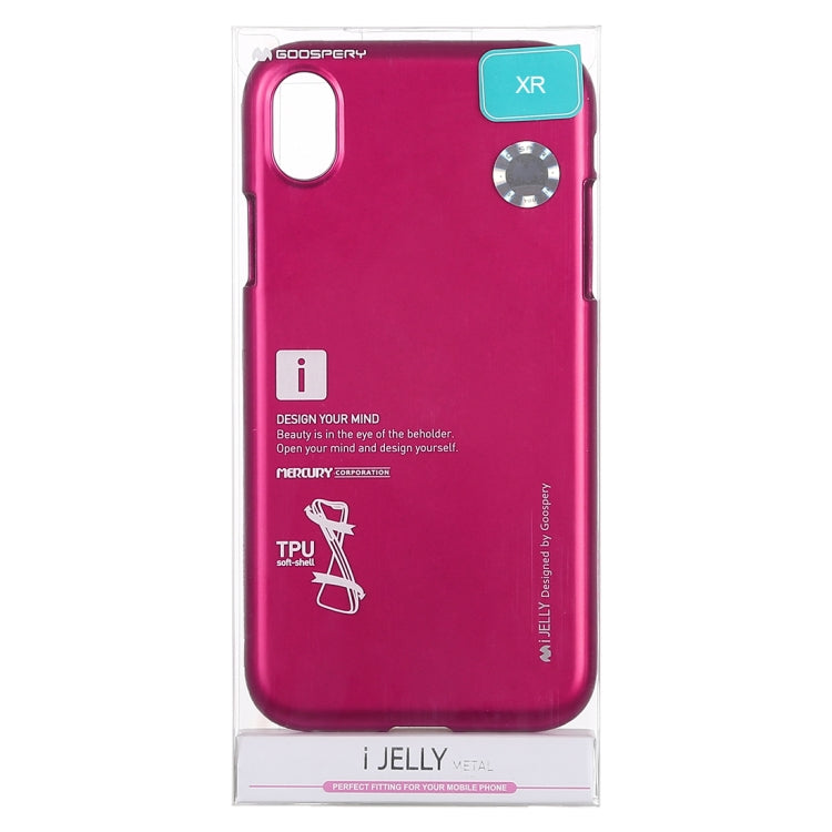 For iPhone XR GOOSPERY JELLY Series Shockproof Soft TPU Case