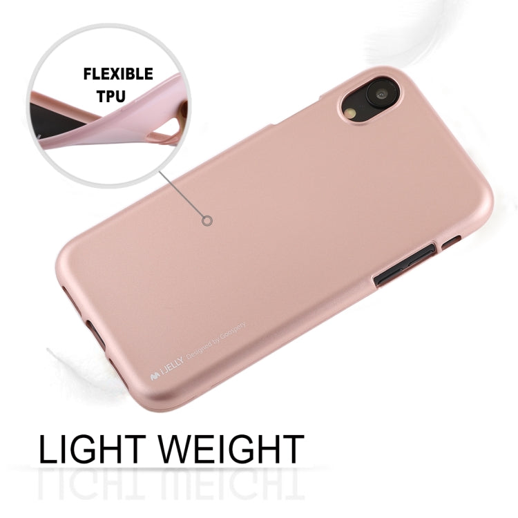 For iPhone XR GOOSPERY JELLY Series Shockproof Soft TPU Case