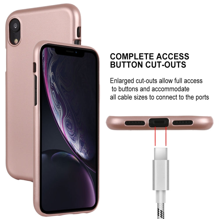 For iPhone XR GOOSPERY JELLY Series Shockproof Soft TPU Case