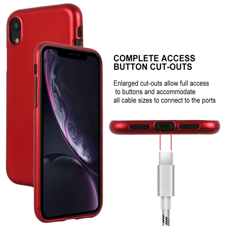 For iPhone XR GOOSPERY JELLY Series Shockproof Soft TPU Case