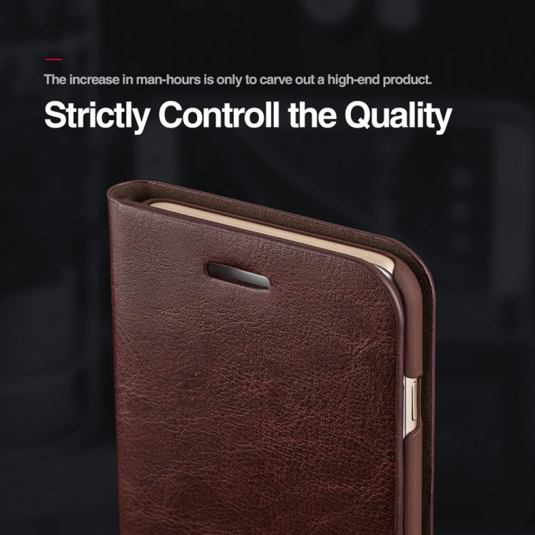 For iPhone XR MUSUBO S3 Crazy Horse Texture Horizontal Flip PU Leather Case with Card Slots & Wallet