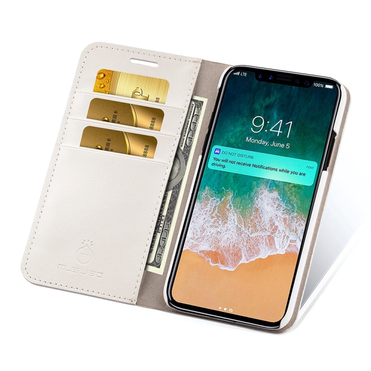 For iPhone XR MUSUBO S3 Crazy Horse Texture Horizontal Flip PU Leather Case with Card Slots & Wallet