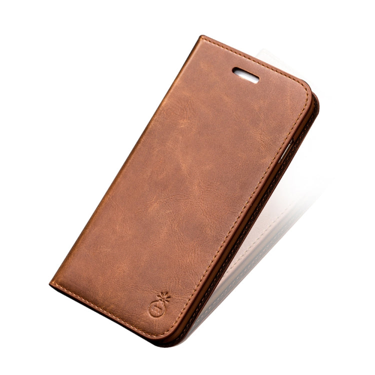 For iPhone XR MUSUBO H3 Crazy Horse Texture Horizontal Flip PU Leather Case with Holder & Card Slots & Wallet