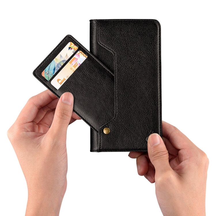For iPhone XR MUSUBO C3 Crazy Horse Texture Horizontal Flip PU Leather Case with Holder & Movable Card Slots & Wallet