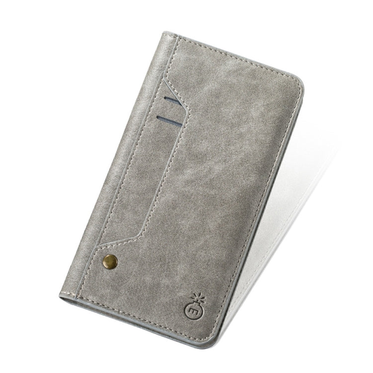 For iPhone XR MUSUBO C3 Crazy Horse Texture Horizontal Flip PU Leather Case with Holder & Movable Card Slots & Wallet