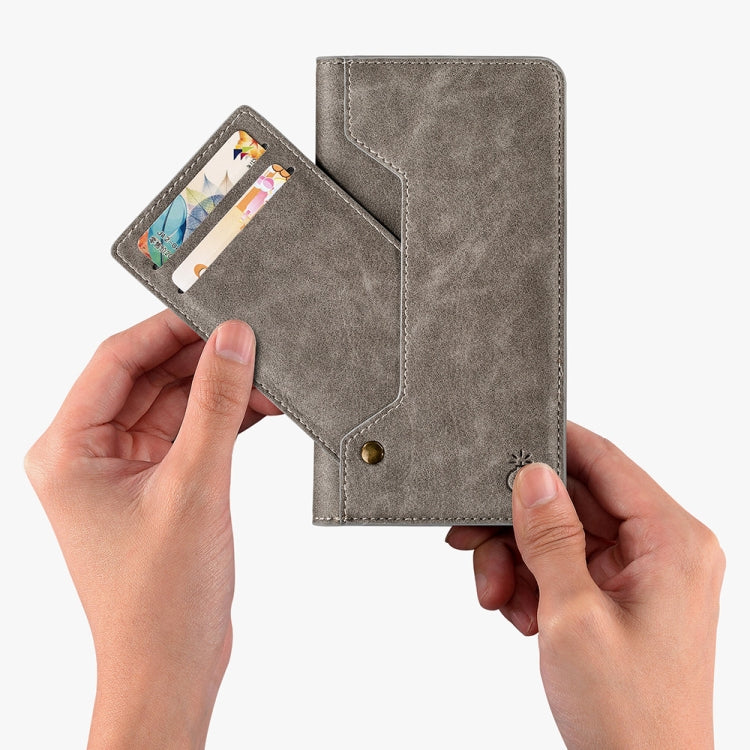 For iPhone XR MUSUBO C3 Crazy Horse Texture Horizontal Flip PU Leather Case with Holder & Movable Card Slots & Wallet