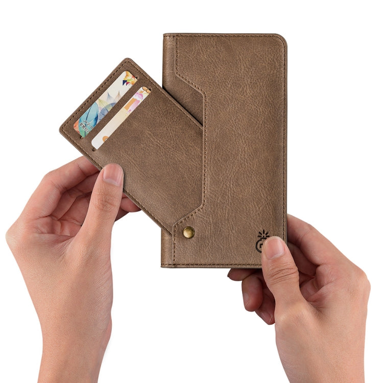 For iPhone XR MUSUBO C3 Crazy Horse Texture Horizontal Flip PU Leather Case with Holder & Movable Card Slots & Wallet