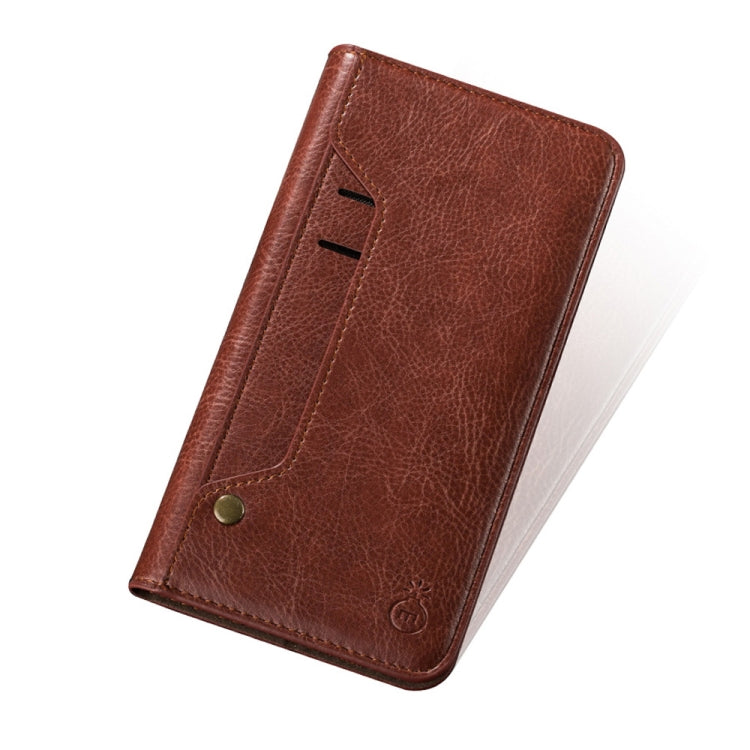 For iPhone XR MUSUBO C3 Crazy Horse Texture Horizontal Flip PU Leather Case with Holder & Movable Card Slots & Wallet