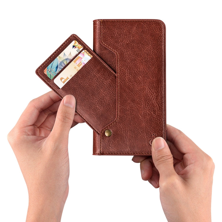For iPhone XR MUSUBO C3 Crazy Horse Texture Horizontal Flip PU Leather Case with Holder & Movable Card Slots & Wallet