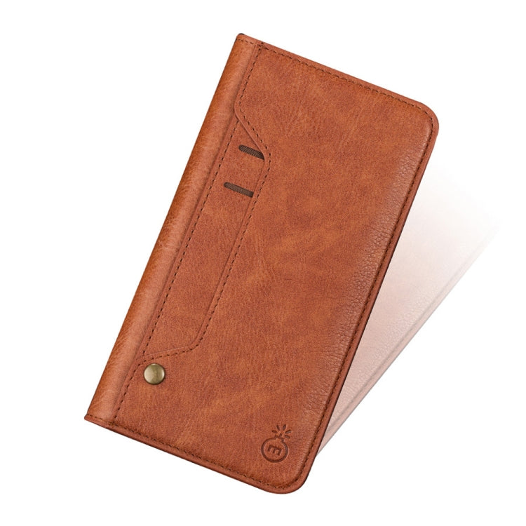 For iPhone XR MUSUBO C3 Crazy Horse Texture Horizontal Flip PU Leather Case with Holder & Movable Card Slots & Wallet