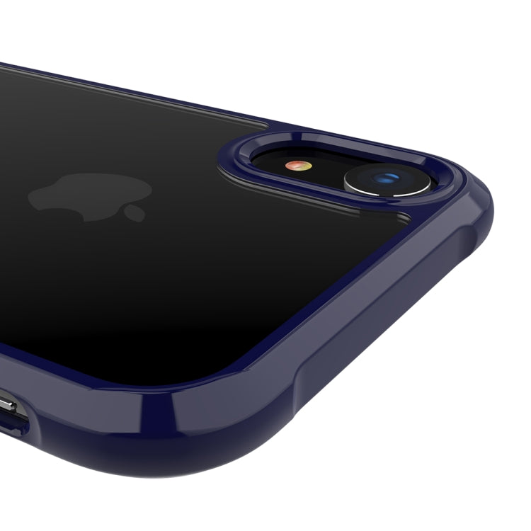 For iPhone XR Transparent Acrylic + TPU Airbag Shockproof Case