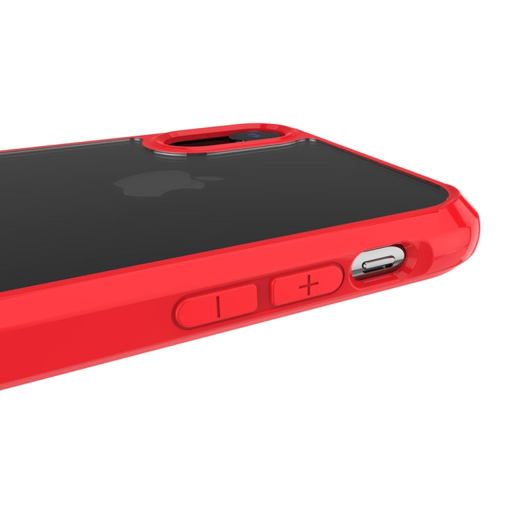 For iPhone XR Transparent Acrylic + TPU Airbag Shockproof Case