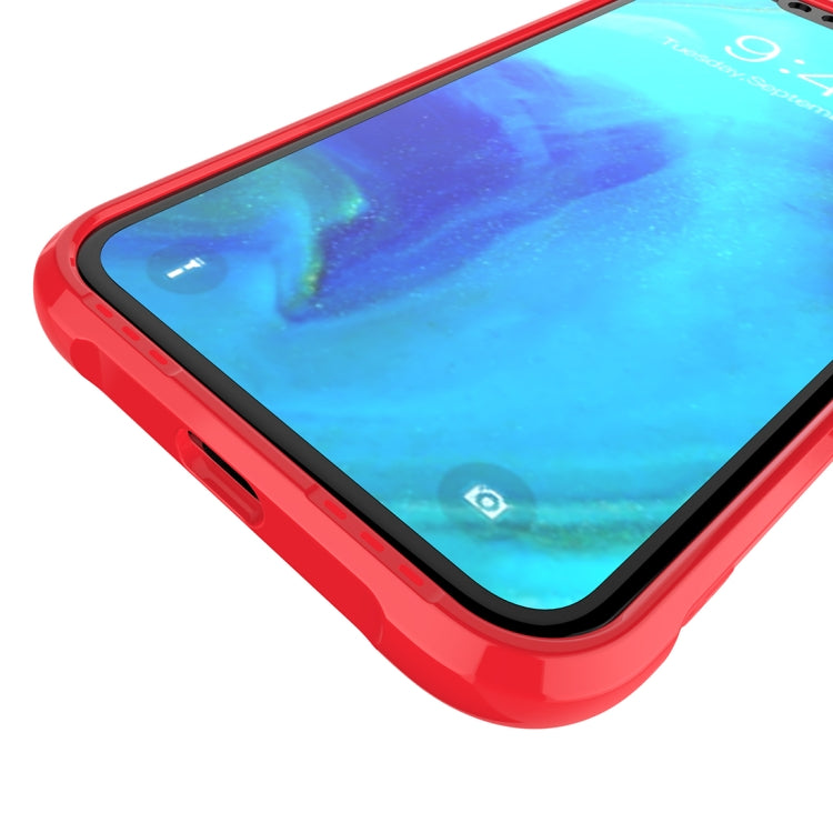For iPhone XR Transparent Acrylic + TPU Airbag Shockproof Case