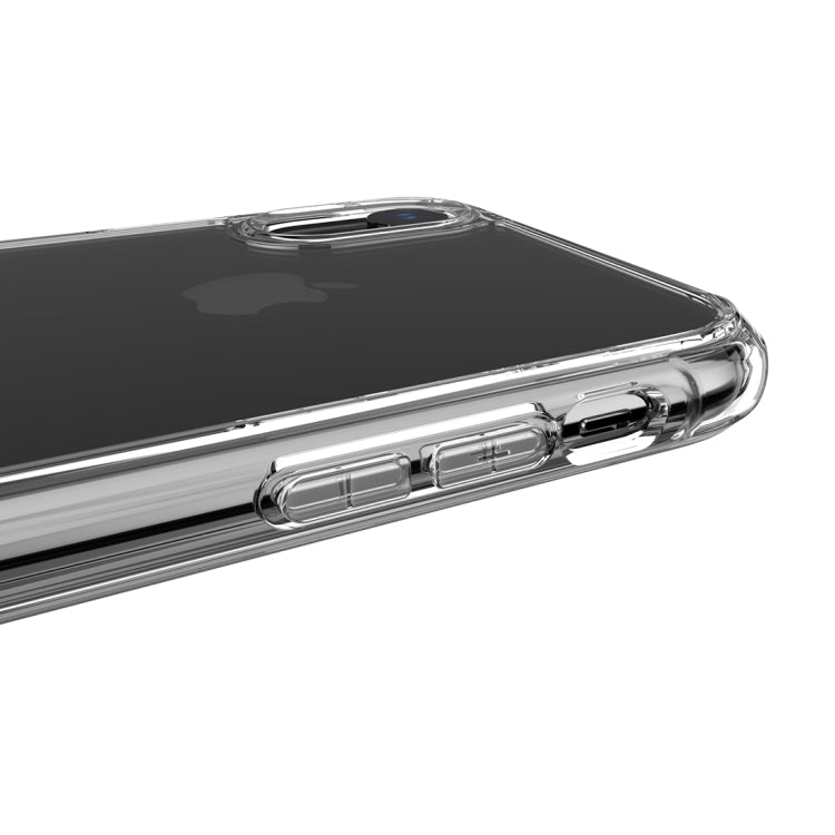 For iPhone XR Transparent Acrylic + TPU Airbag Shockproof Case