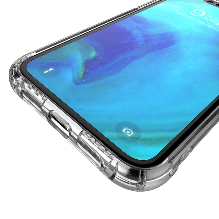 For iPhone XR Transparent Acrylic + TPU Airbag Shockproof Case