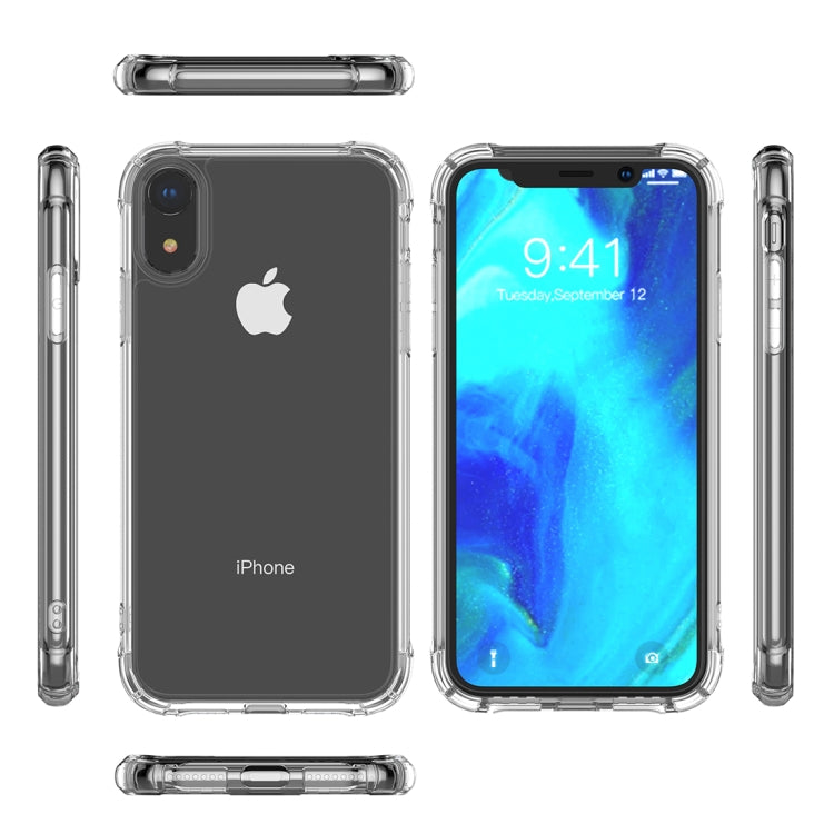 For iPhone XR Transparent Acrylic + TPU Airbag Shockproof Case