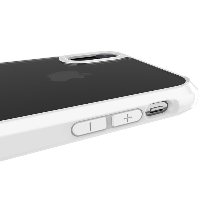 For iPhone XR Transparent Acrylic + TPU Airbag Shockproof Case