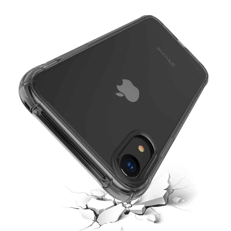 For iPhone XR Transparent TPU Airbag Shockproof Case