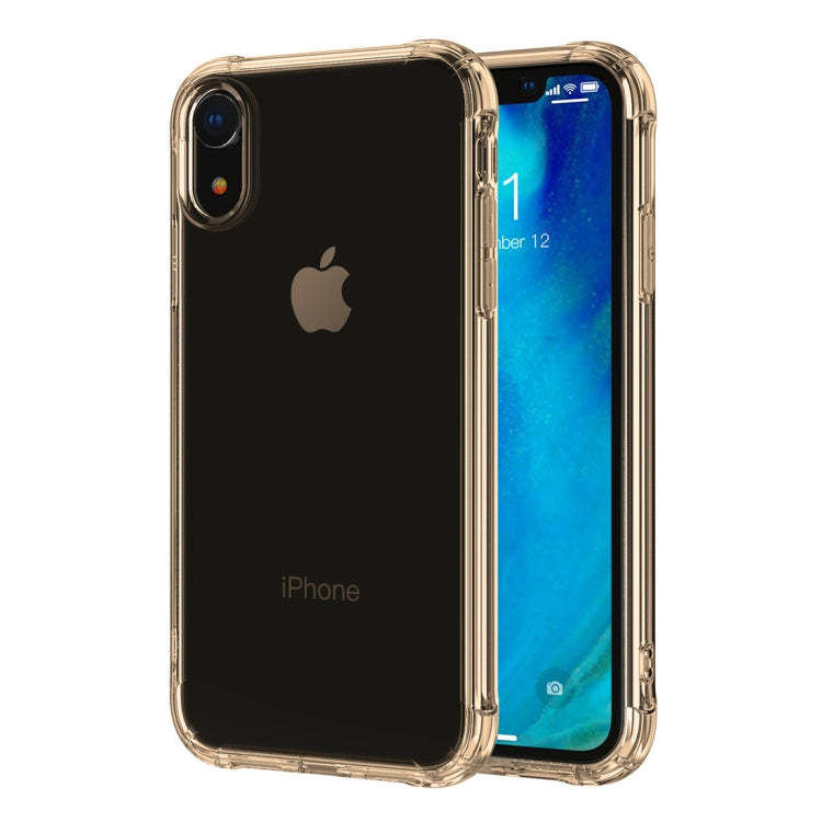 For iPhone XR Transparent TPU Airbag Shockproof Case